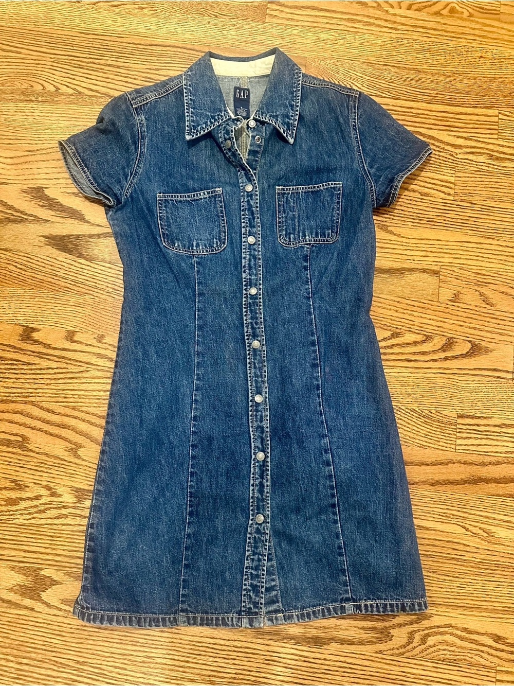 GAP Fitted Denim Dress